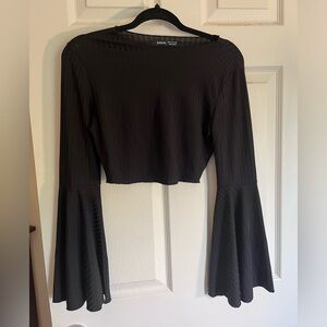 Women’s Black Crop Top